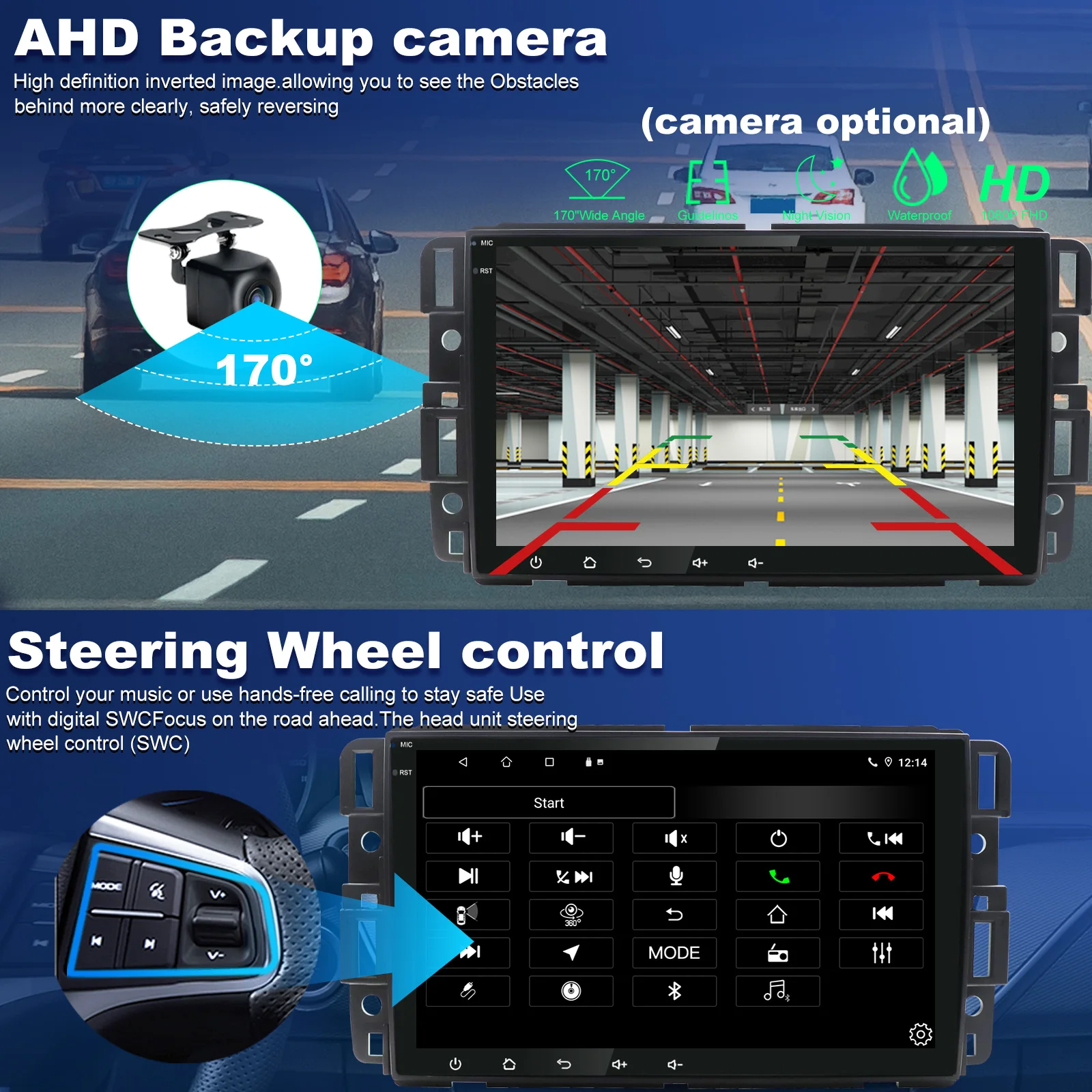 8“ Apple CarPlay Android auto 6-128GB (8CORE) For Chevrolet IMPALA 2006-2013 Screen Android15 Head Unit GPS Navigation Radio