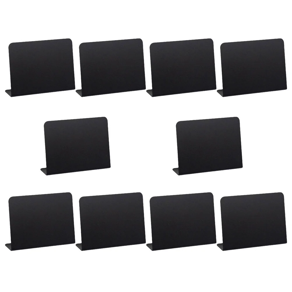 

10 Pcs Home Decor Food Sign Black Multifunctional Chalkboards Blackboards for Menu Display Price