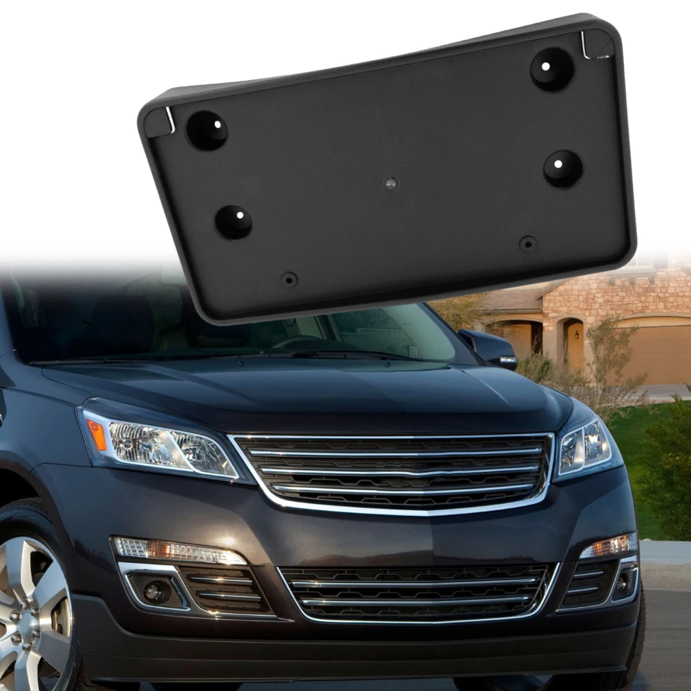 

22757025 GM1068151 Car front bumper license plate frame bracket with 4 screws fit for Chevrolet Traverse 2013-2017