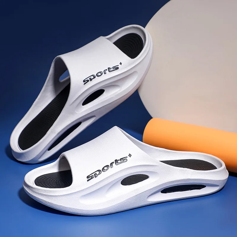 Trendy Basketbalpantoffels Voor Mannen In De Zomer Buitensportkleding Antislip Pvc Geurbestendig Sanda