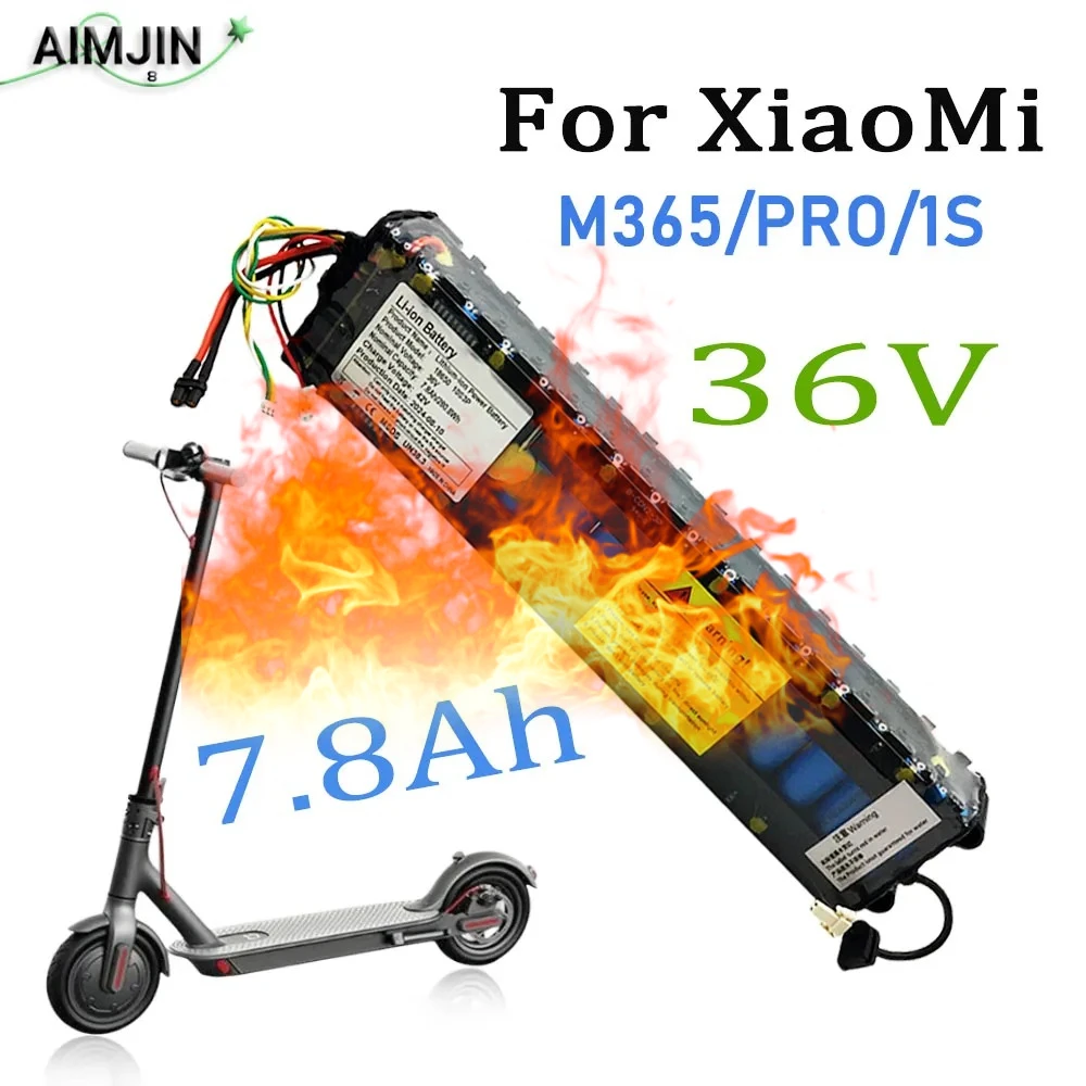 

36V For Xiaomi M365/Pro/1S 10S3P 7800mAH Equipped with Bluetooth communication 18650 Scooter Li-ion Battery Pack