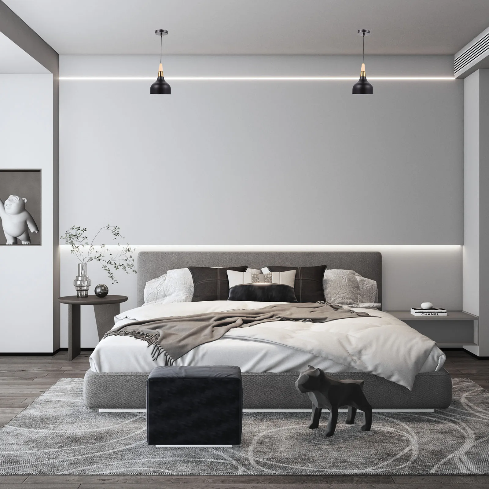 

Single Head Ceiling Lamp Modern Metal Hanging Light for Home Cafe Bar Decorative Rustic Style Pendant Lighting