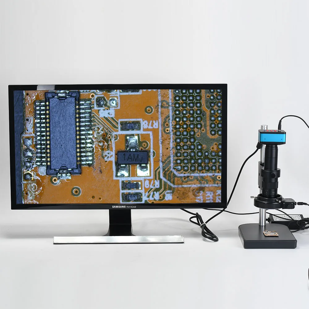 Hayear Ture-microscopio Digital 4K UHD 2K HD 1080P, cámara de vídeo Industrial profesional para soldadura de reparación de teléfonos PCB