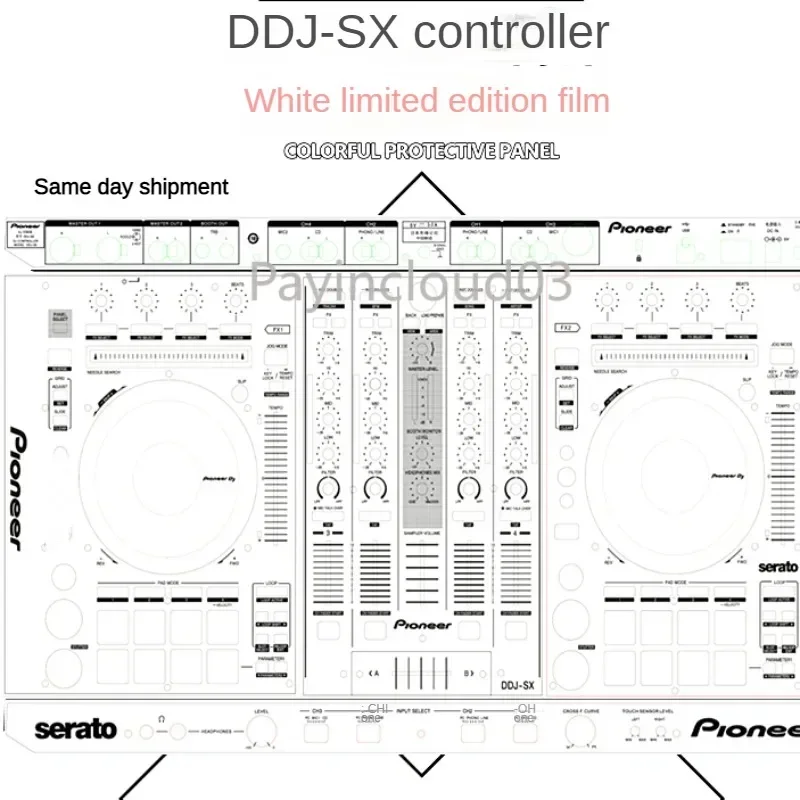 Suitable for Pioneer DDJ-SX Controller Protector Skin - (Just the Skin, DJ Machine Not Included)