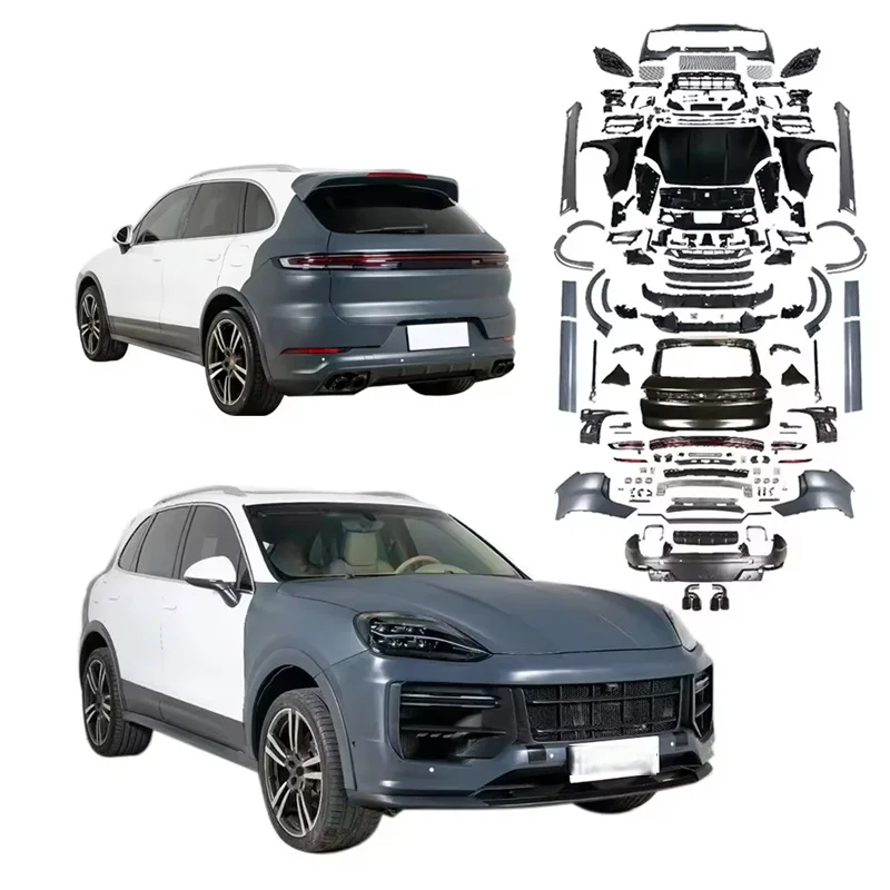 New High Quality 2025 Facelift Refit Retrofit for Cayenne 958.1/958.2 Body Kit Bumper for 2011-2017 Upgrade