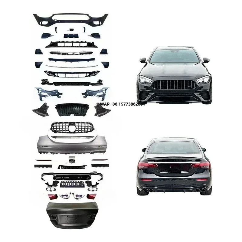 

Комплект для модификации автомобиля W213 (2016-2020): передний и задний бамперы, обвес для E-Class (новинка)