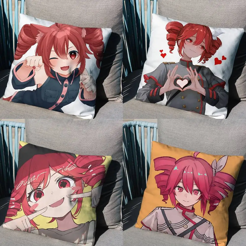 

Exquisite dancing Kasane Teto Pillow Case Pillow Case Living Room Sofa Cushion Cover Suitable For Home Bedroom Room Decoration