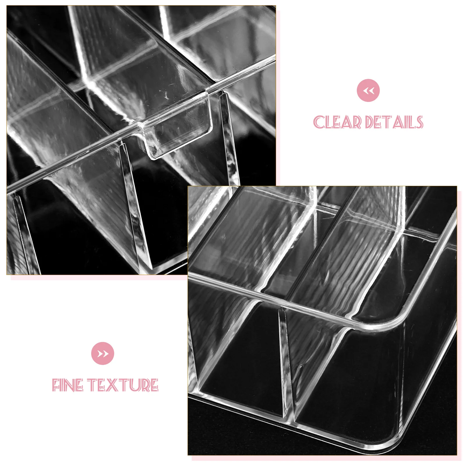 

Business Card Box Organizer Durable Compact Travel Storage Versatile Multi-Functional Stable Large Capacity Tidy Easy Clean