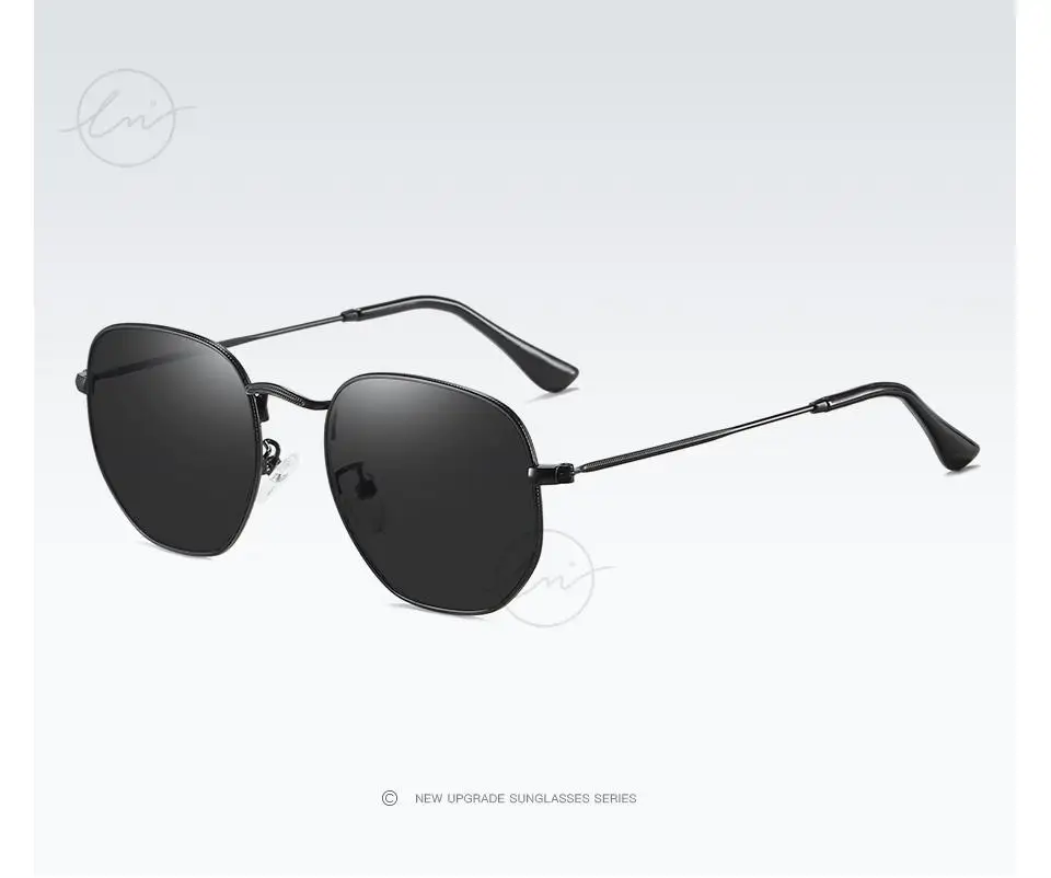 LM Neue Mode Frauen Hexagon Sonnenbrille Männer Retro Polarisierte Fahren Beschichtung Spiegel Sonnenbrille Goggle UV400 Brillen gafas de sol – Detail 9