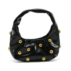 Retro Women Handbag Autumn/Winter Rivet Women's Bag Fashion PU Leather Shoulder Bag Underarm Bag