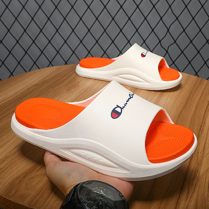 

Новые мужские массажные шлепанцы-сабо 2026 для дома и улицы, пляжные повседневные сандалии с удобной подошвой, мужские тапочки больших размеров 39-46