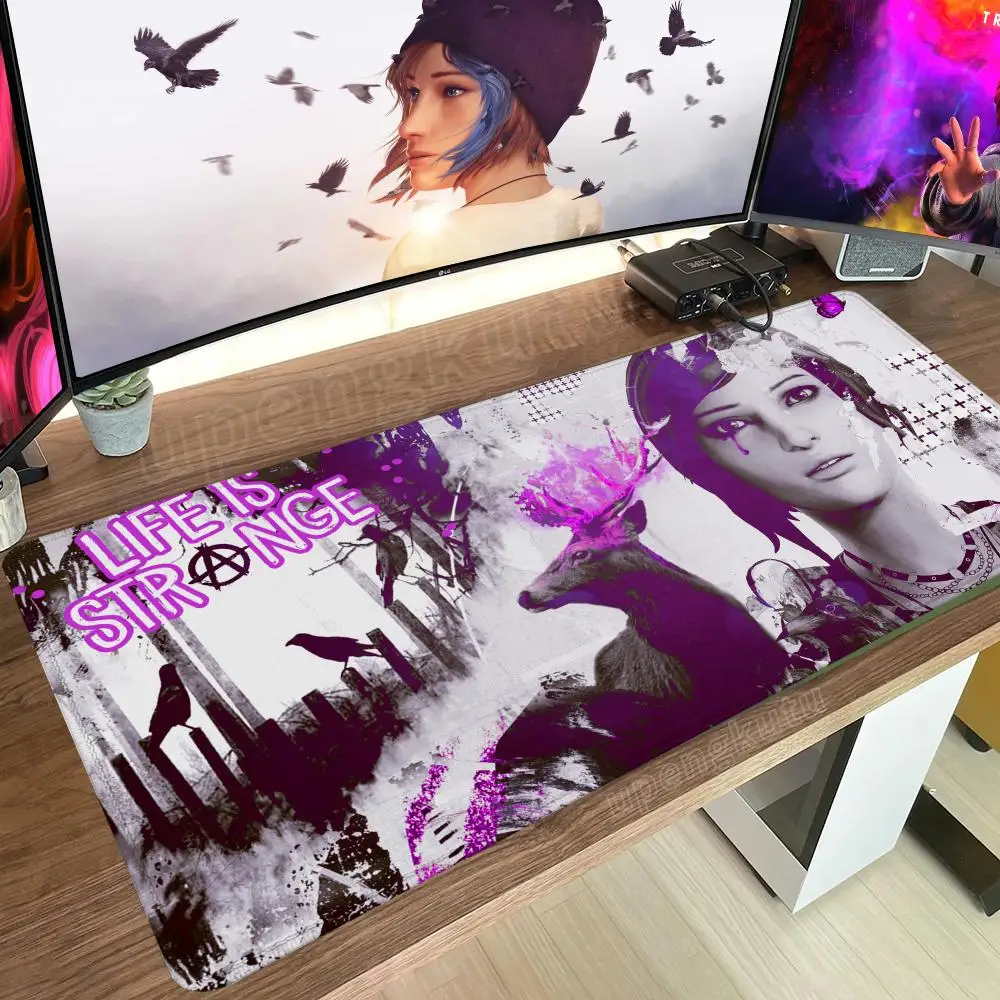 Life is Strange Mouse Pads Anime Mats Computer Mousepad Company Desk Pad Aesthetic Large Gaming Mousepads Office Mat 900x400