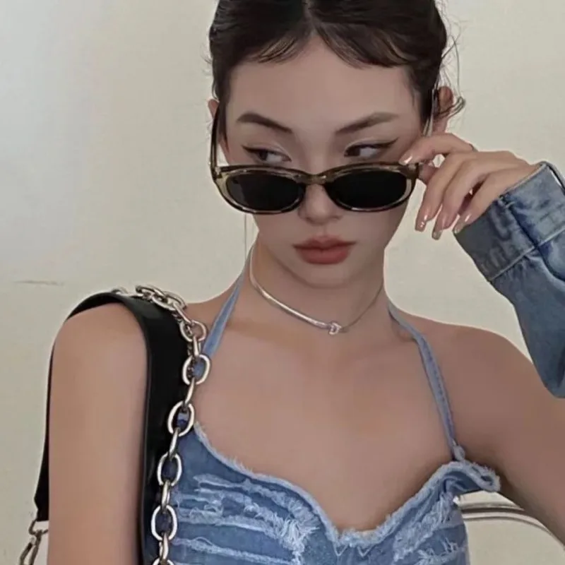 

2 шт. Y2K модные корейские солнцезащитные очки Sweet Cool Spicy Girl для женщин и мужчин