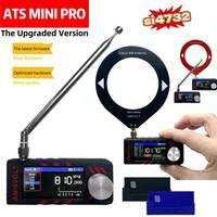 Upgraded V3S AMNVOLT Mini SI4732 DSP Radio Receiver FM AM SSB LSB USB Full Band Pocket Radio with Hi-Z Headphone Amplifier