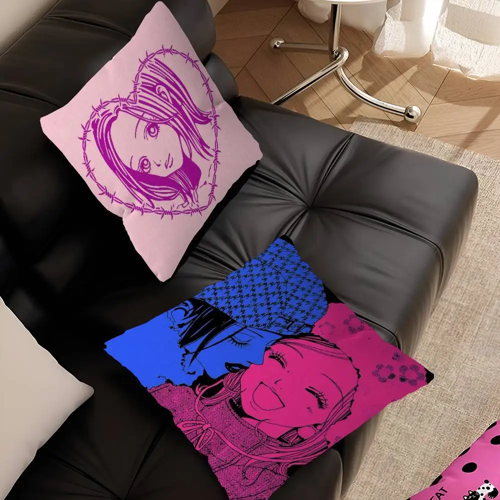 Anime Nana Osaki Pillow Anime Pillow Sofa Bed Head Pillow Cover Cushion Cover 45x45 cm Fashion