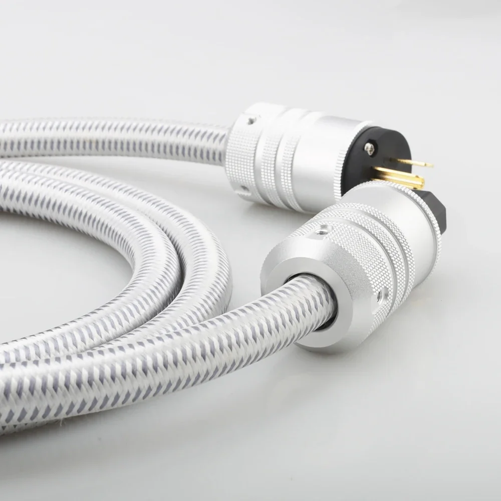 Шнур питания Audiocrast OFC HiFi, кабель питания «папа-мама», вилка стандарта США для сабвуфера, усилителя, DV/AV