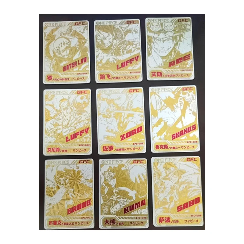 Japanese Anime ONE PIECE GP GFC DP BDF ES GVP Characters Nefertari D Vivi Yamato Boa Hancock Nico Robin Collectible Cards