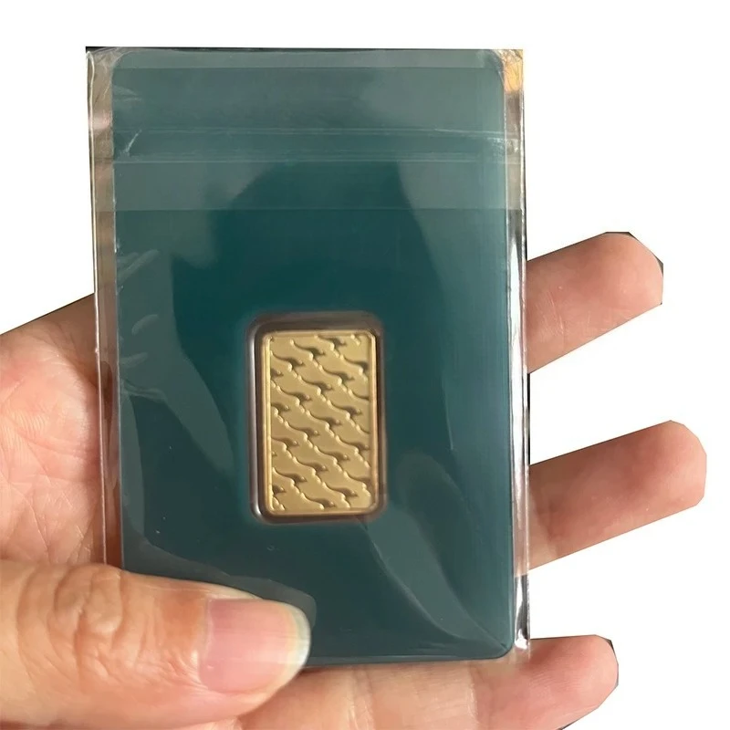 

Gold bar gift 24k gold plated copper bullion metal craft Australia travel souvenir 2025 christmas gifts creative birthday gifts
