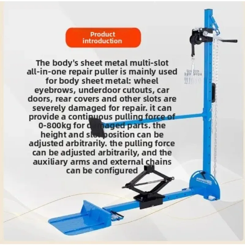 Manual Car Dent Puller Machine Paintless Dent Removal Repair Kit Tools For Severe Car Body Damage Restoration