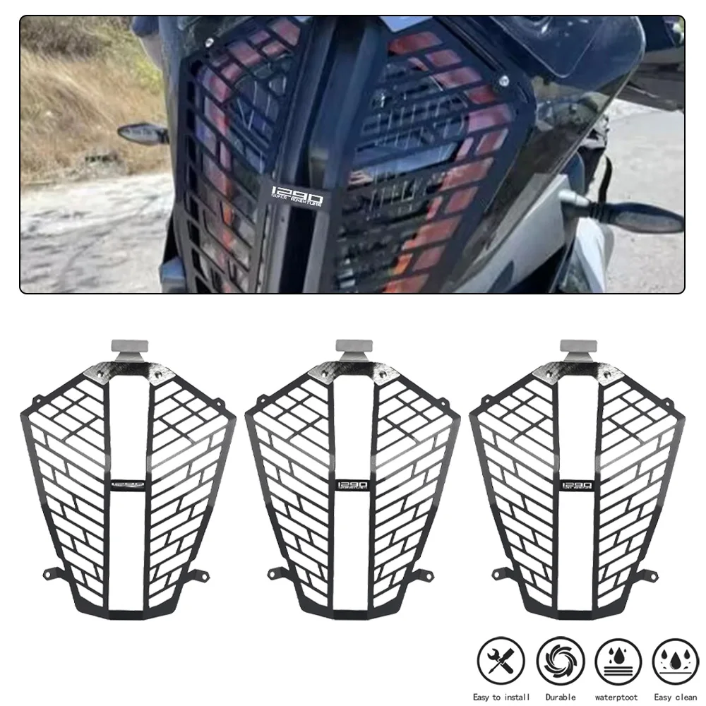 

New For 1290 Super Adventure ADV S R 2017-2021 Headlight Protector Grille Guard Cover Protection Grill Motorcycle Accessories