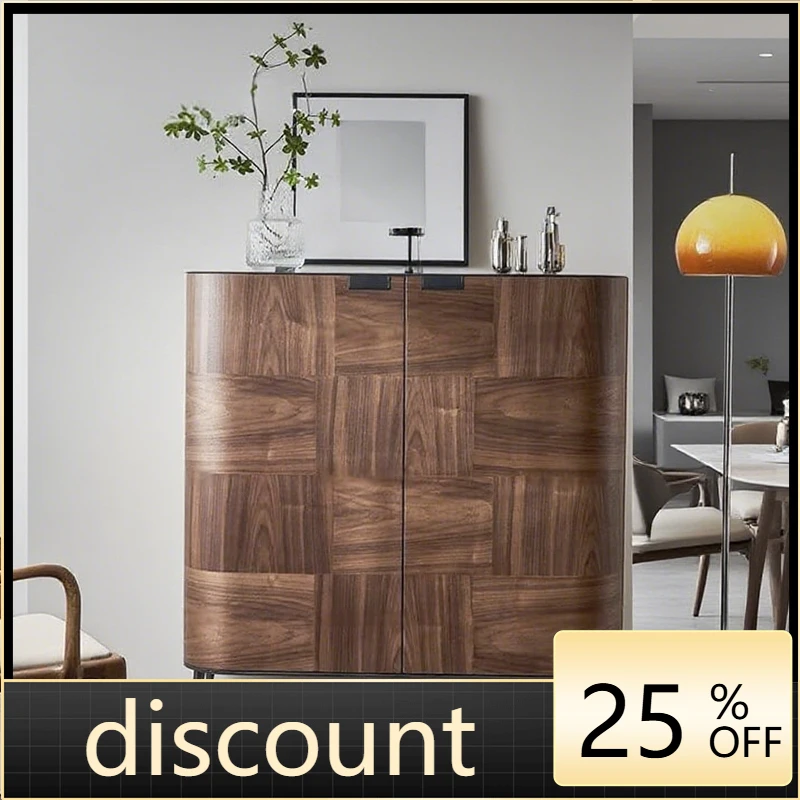 LH solid wood dining side tea cabinet living room simple locker entrance cabinet