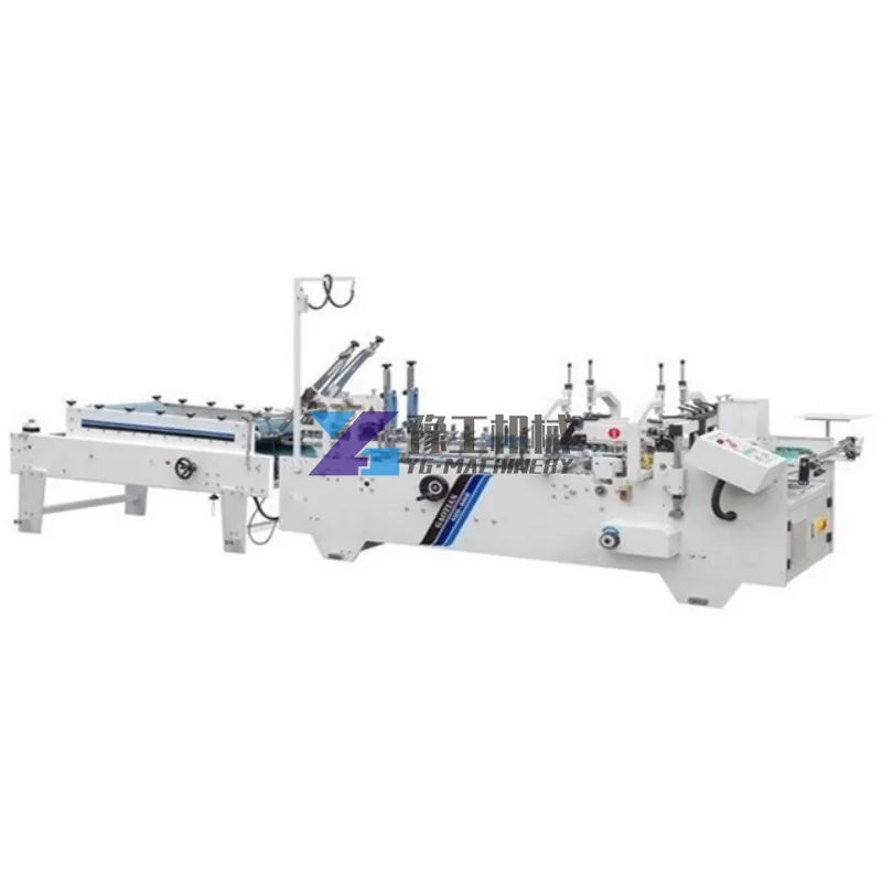 Automatic Paperboard Straight-line Box Folding Lock Bottom Gluing Machine