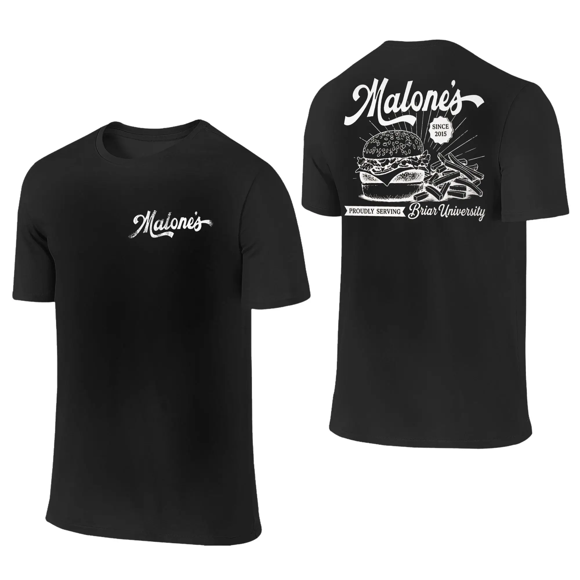 Streetwear T Shirt 2026 New Campus Malones Restaurant Hockey Romance 100 Cotton T Shirts Y2K Classic Print Short Sleeve Clothes