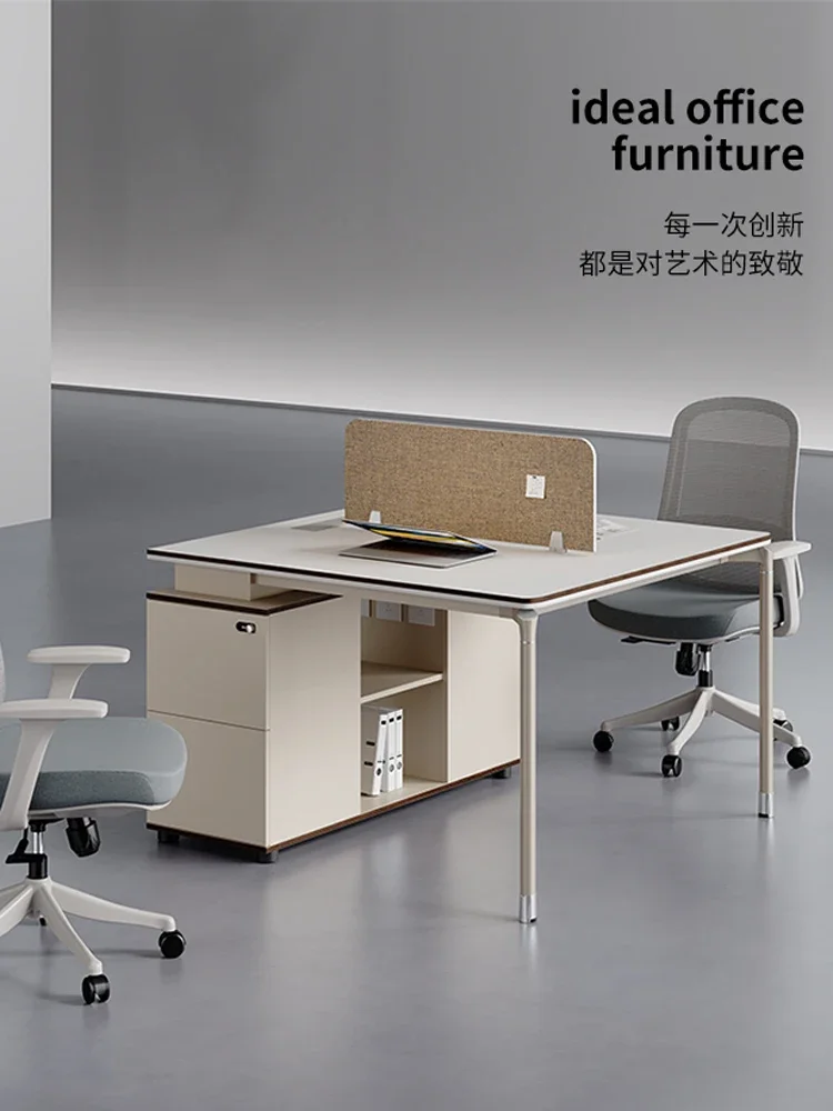 Staff office desk and chair combination simple modern staff space office screen