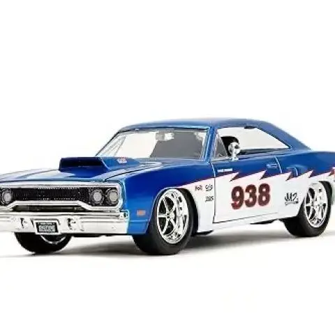 

Jada 1:241970 PLYMOUTH ROAD RUNNER Diecast Metal Alloy Model Car Toys for Children Gift Collection
