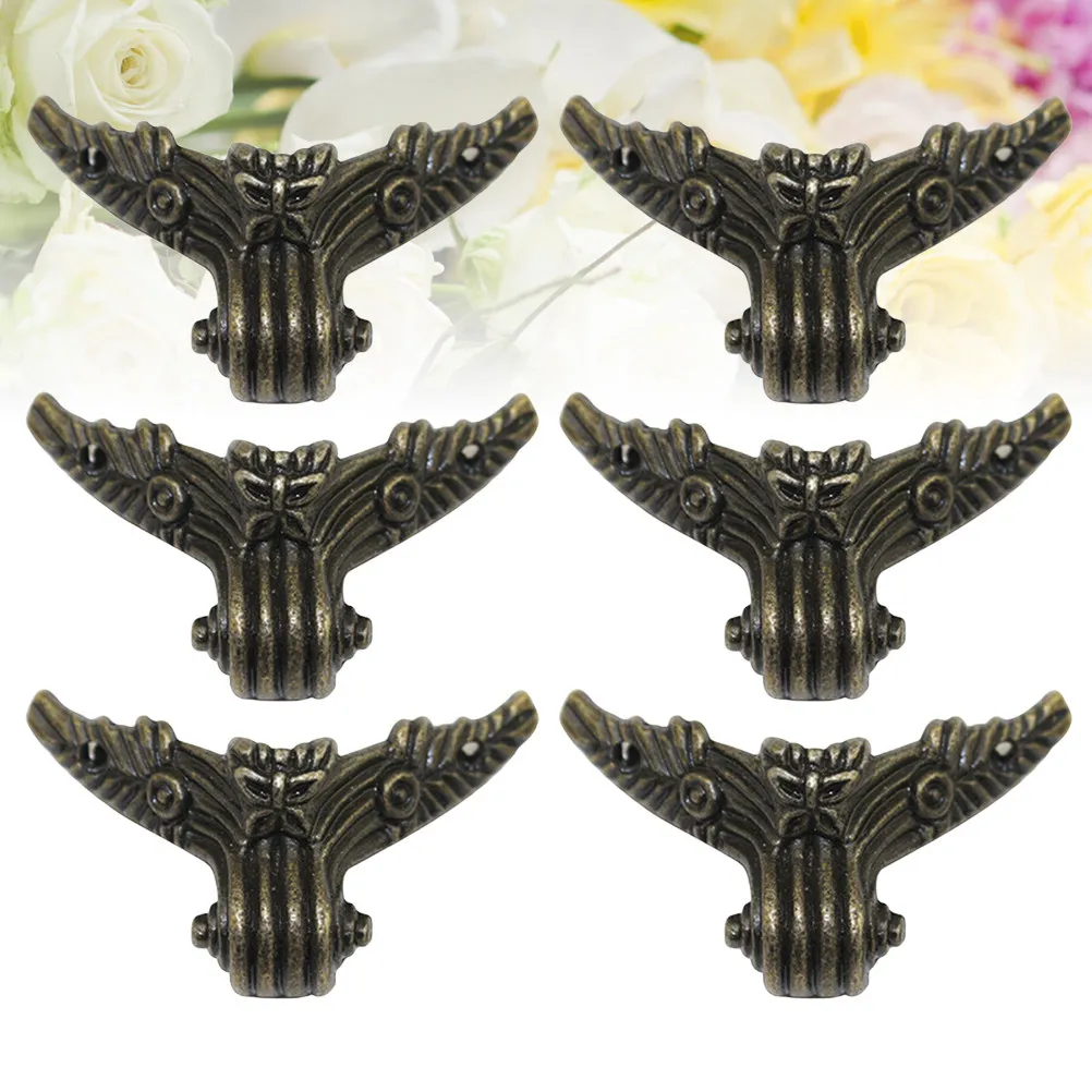 

8 шт. 42x27 мм ножки для подарочных коробок, мебельные опоры из цинкового сплава, прочные ножки для диванов, стульев, кроватей, коробок, темно-зеленые