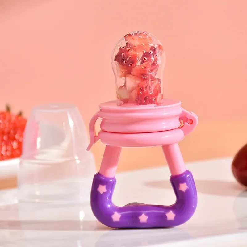 Baby Fruit Feeder Silicone Bag Food Grade Silicone Baby Feeder Suitable for Babies  Fresh Food Feeder Baby Fruit Teething Toy
