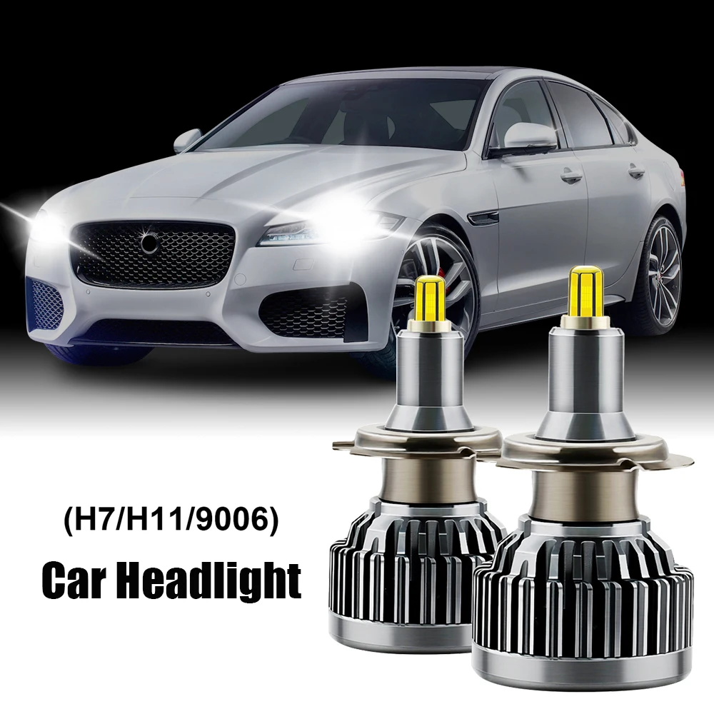 H7 H11 9006 10-32V LED Car Lights Universal Headlight Bulbs Car Accessories Auto Headlamps 6000K 60W 18000LM