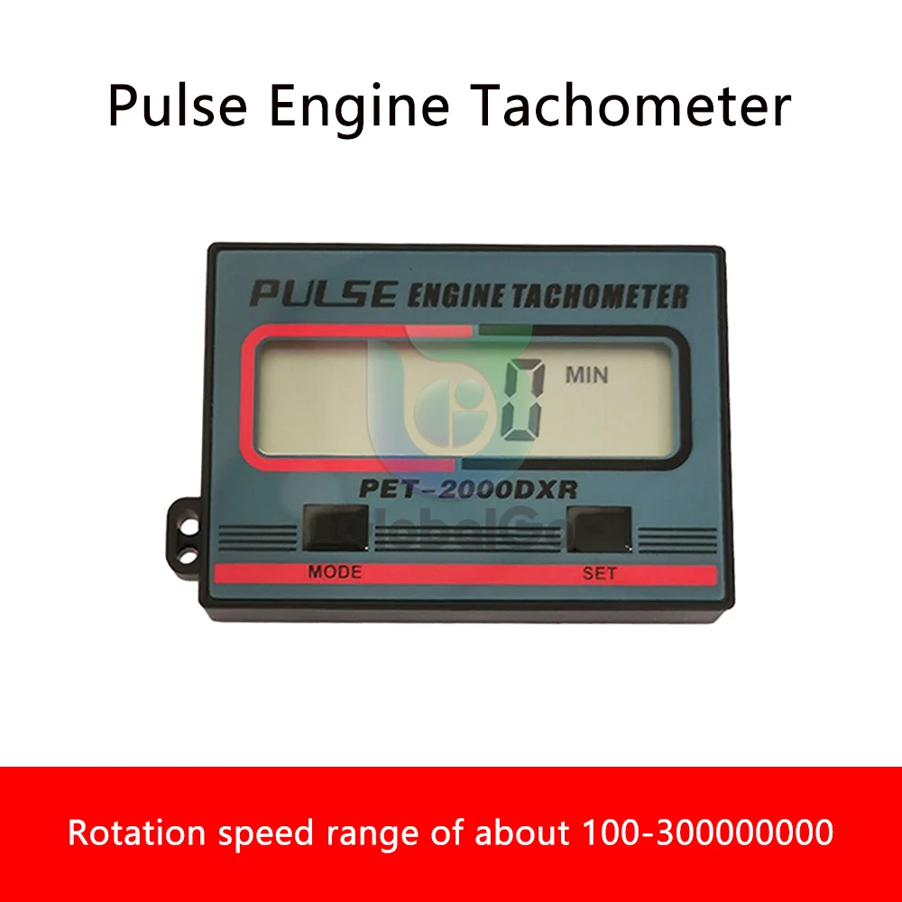 100-30000 RPM Gauge Digital Tachometer Tach Hour Meter for ATV Lawn Mower 2/4 Stroke Engine Spark Plugs Motorcycle Accessories