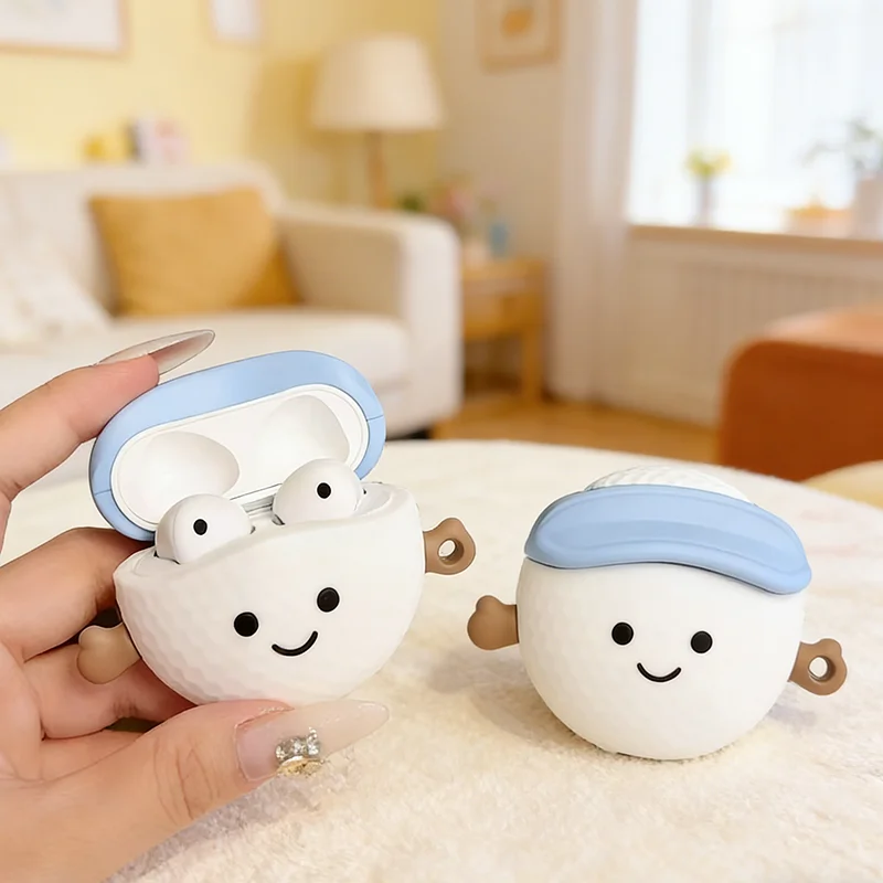 

New case For AirPods Pro 3 2 AirPods 4 3 2 1 silicone Anti-lost Protective for Apple Airpods Covers Shockproof Headphone golf
