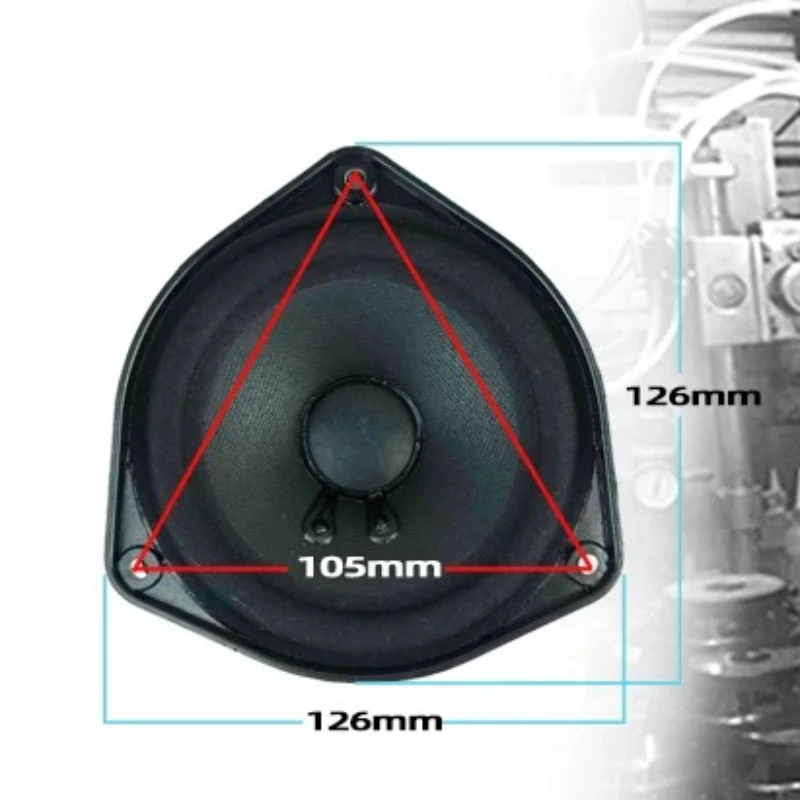 802 Four and A Half Inch 4.5 Inch Triangular Plastic Basin Material Rack Full Frequency Medium and Bass  Speaker
