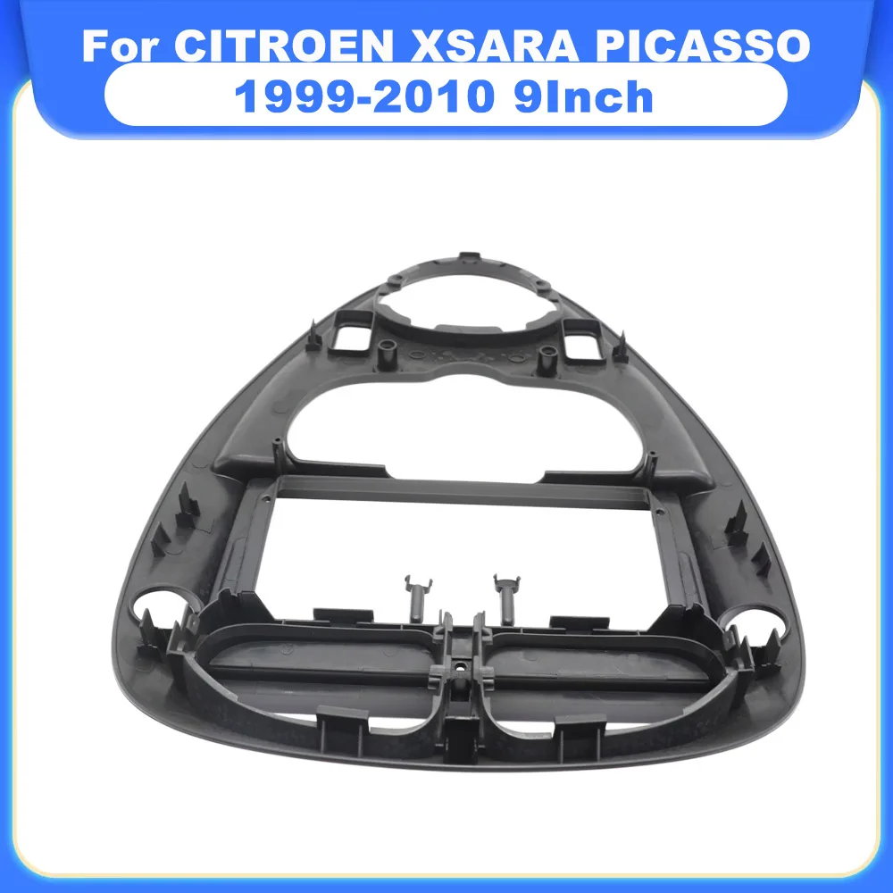 9 Inch 2Din Car Radio Fascia Dash Trim Frame Kit For CITROEN XSARA PICASSO 1999-2010 Android Head Unit Stereo Player Panel