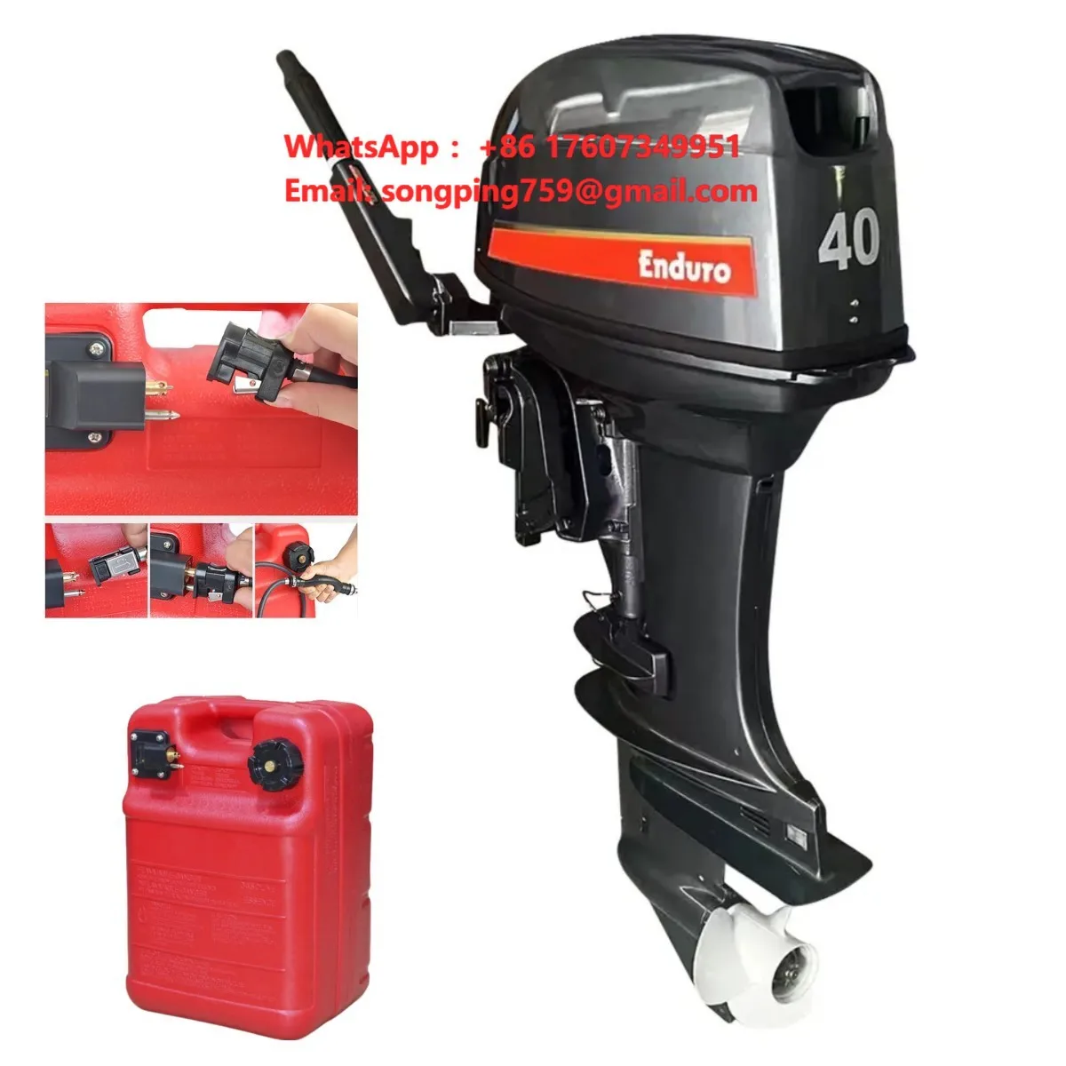 2 Stroke Boat Engine 2 Factory Price Small Power Outboard Engine 40hp Boat Motor Engines Machine
