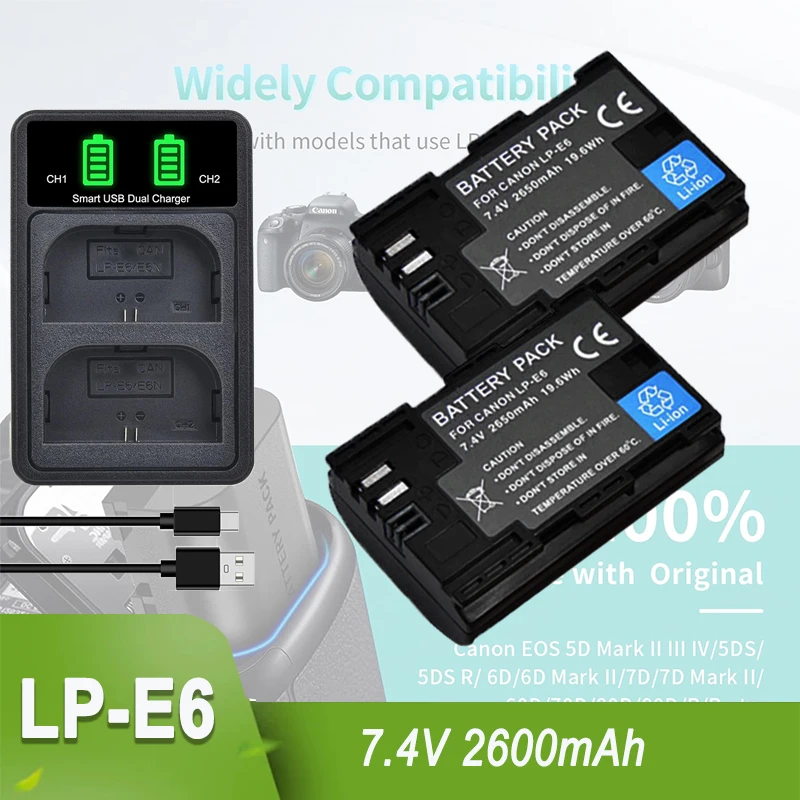 Lp E6 LPE6 LP-E6 E6…