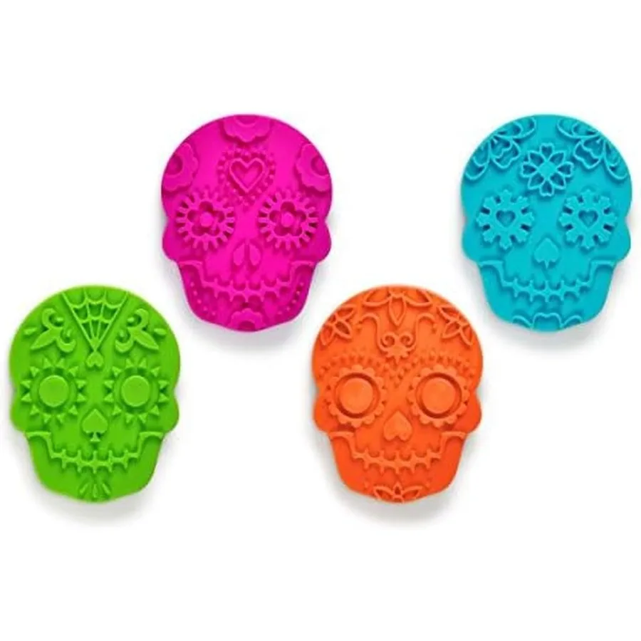 

Genuine SWEET SPIRITS Day of the Dead Ce Cutter/Stampers Set of 4