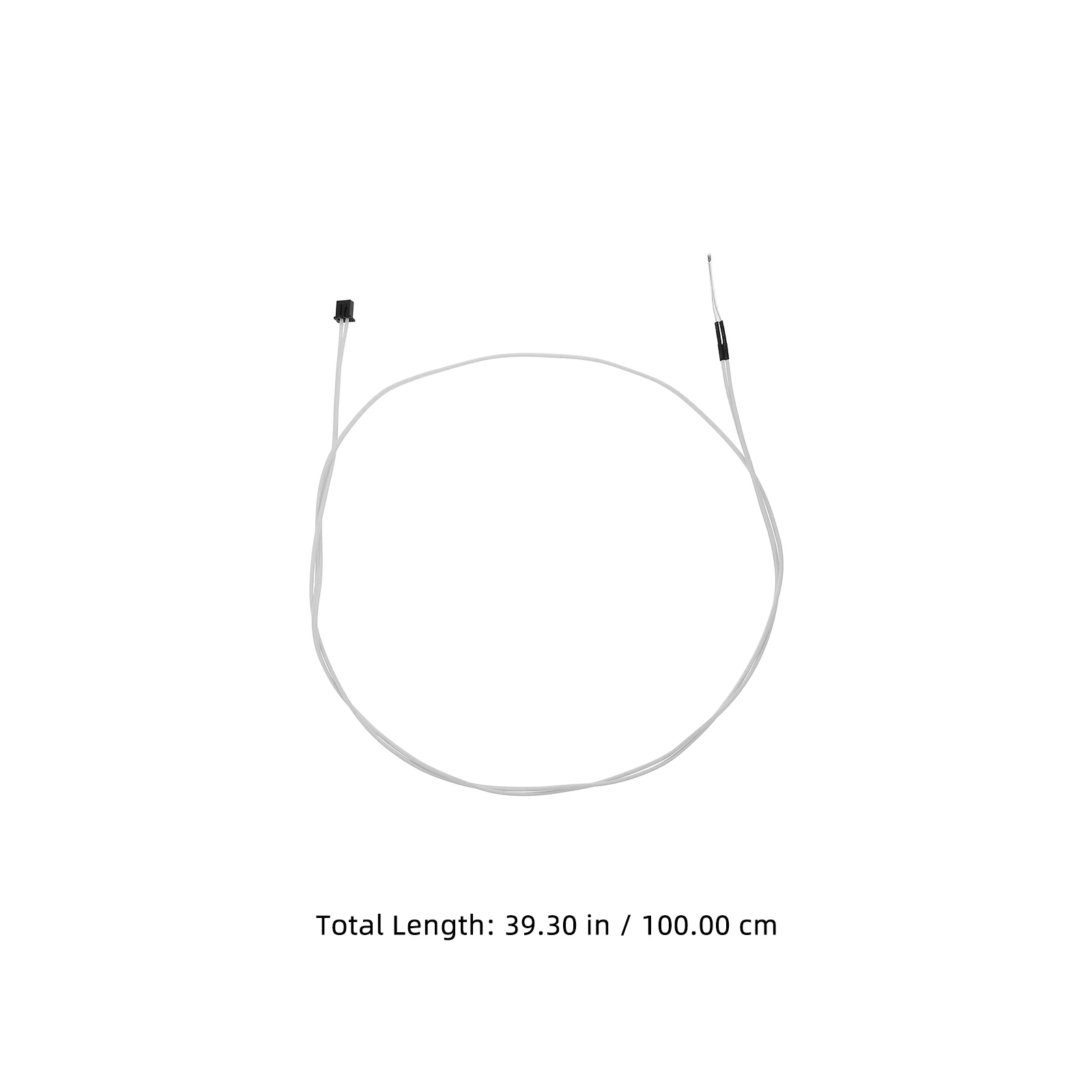 

4 Pcs 3D Printer Thermistor NTC100K Hot End Sensor 304 Stainless Steel Thermal Resistor Temperature Measurement High Precision