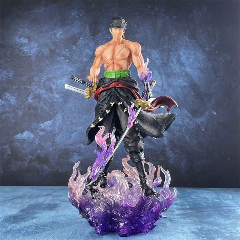 

One Piece Anime Figures Roronoa Zoro Action Figurine 33cm Wano Enma Pvc Statue Decoration Collectible Model Ornament Toy Gifts