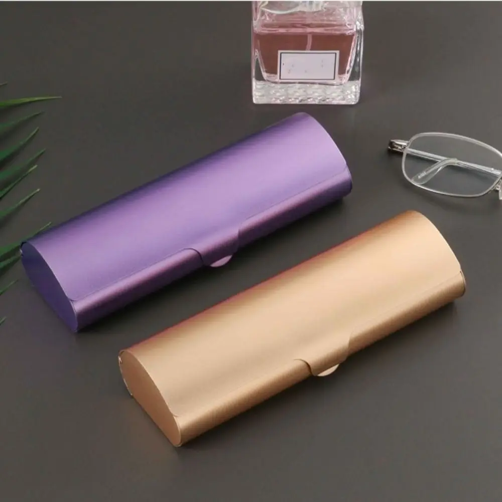 Ultra-Light Aluminum Glasses Case Portable Frosted Matte Hard Shell Eyeglass Case Pressure-resistant Eyeglasses Case Men