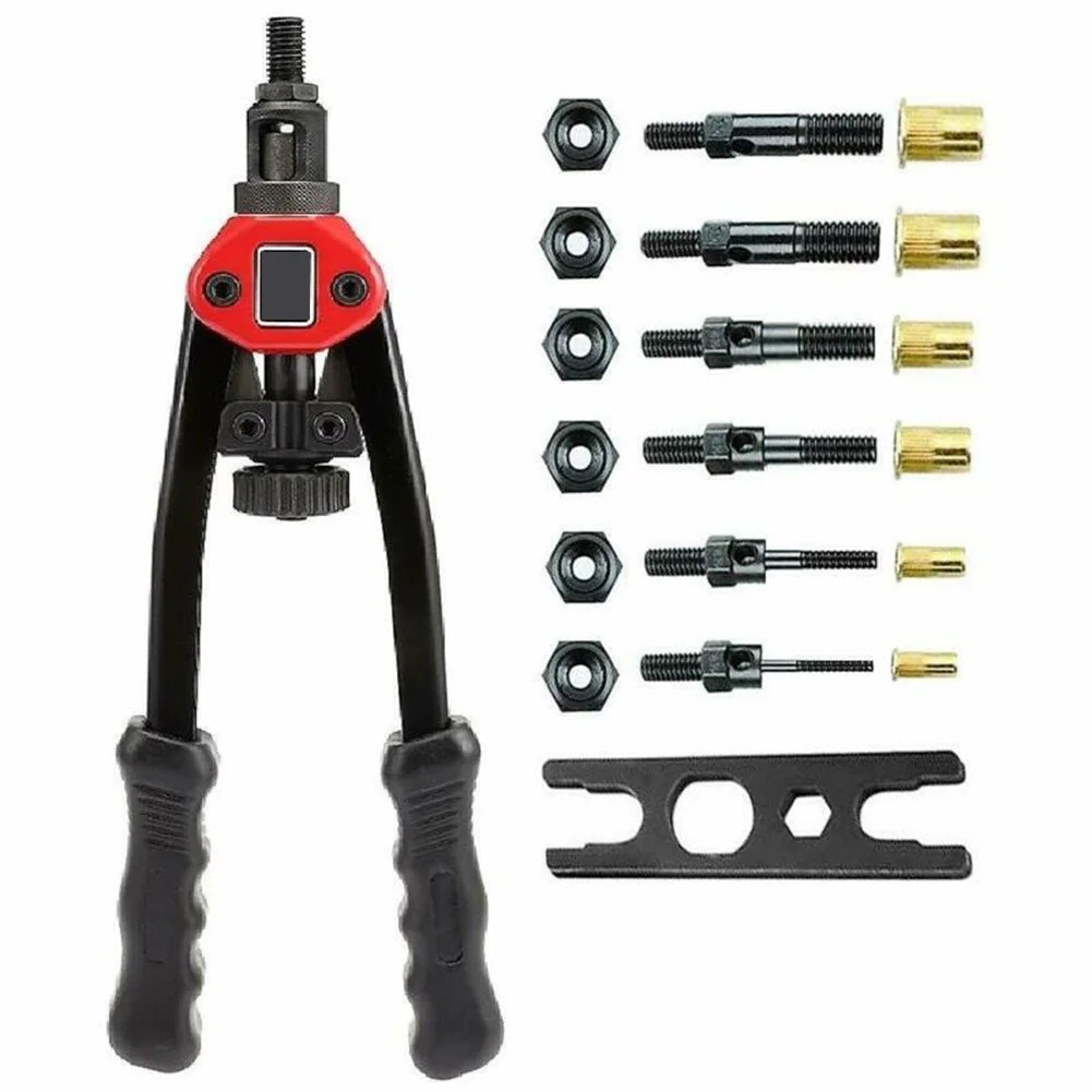 50pcs Rivet Écrou Ou Fileté À La Main Rivet Kg Pistolet BT606 M3 M-4 M5 M6 M8 Double Insert Manuel Rivcirculation Pistolet Rivetage Rivnut-Tool