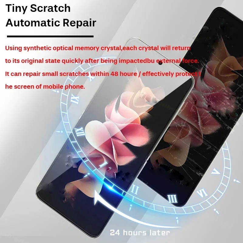 3 Stück beste Hydrogelfolie für Samsung Galaxy Z Flip 5 4 3 6 Soft Screen Protector – Detail 4