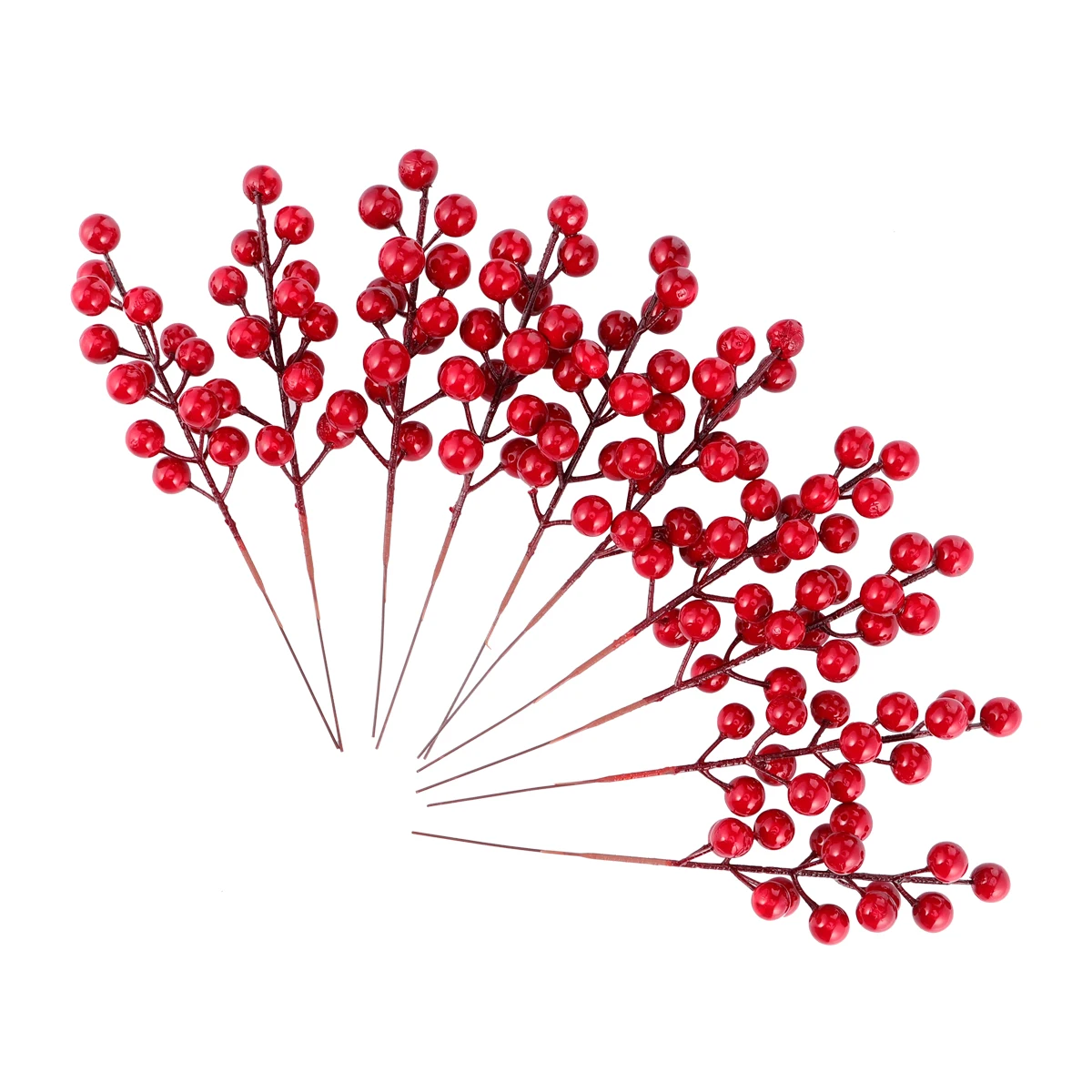 

10 Pcs Branches Decor Home Wedding Party Sumulated Flower Decor Lasting Simulated Berry Detail