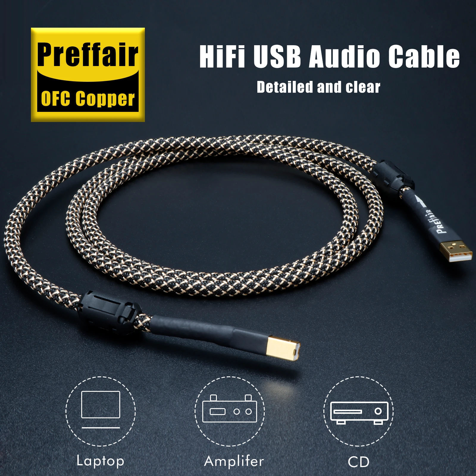 USB 3.0 USB Printer Cable Type A To Type B 5N OFC Copper High-speed Data Cable for Printer Laptop CD