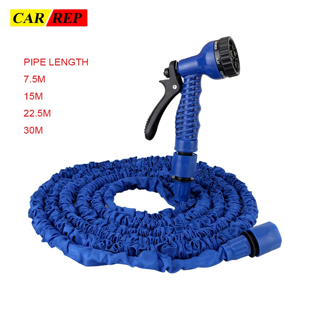 

Expandable Water Hose High Pressure Adjustable Water Gun Foam Garden Hose Pipe Cars Garden Washing Spraying Pipe Machine