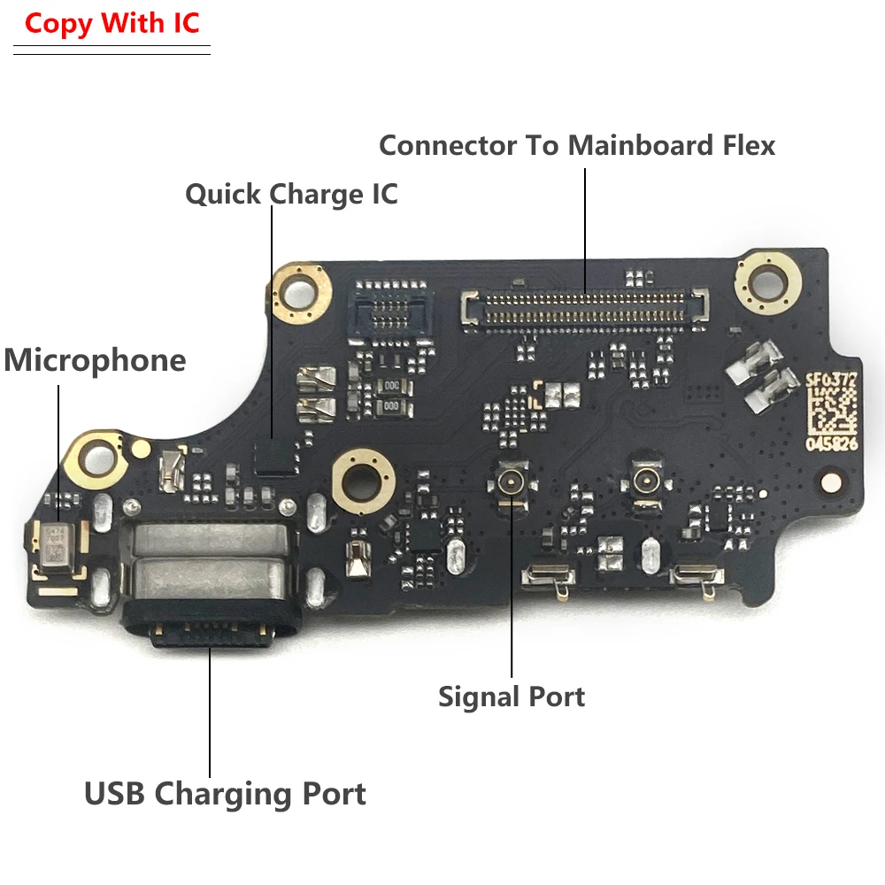 Port szybkiego ładowania USB Flex dla Xiaomi Poco X3 X5 X4 Pro 5G F3 F4 GT Port ładowarki Złącze dokujące Płytka mikrofonu Elastyczny kabel