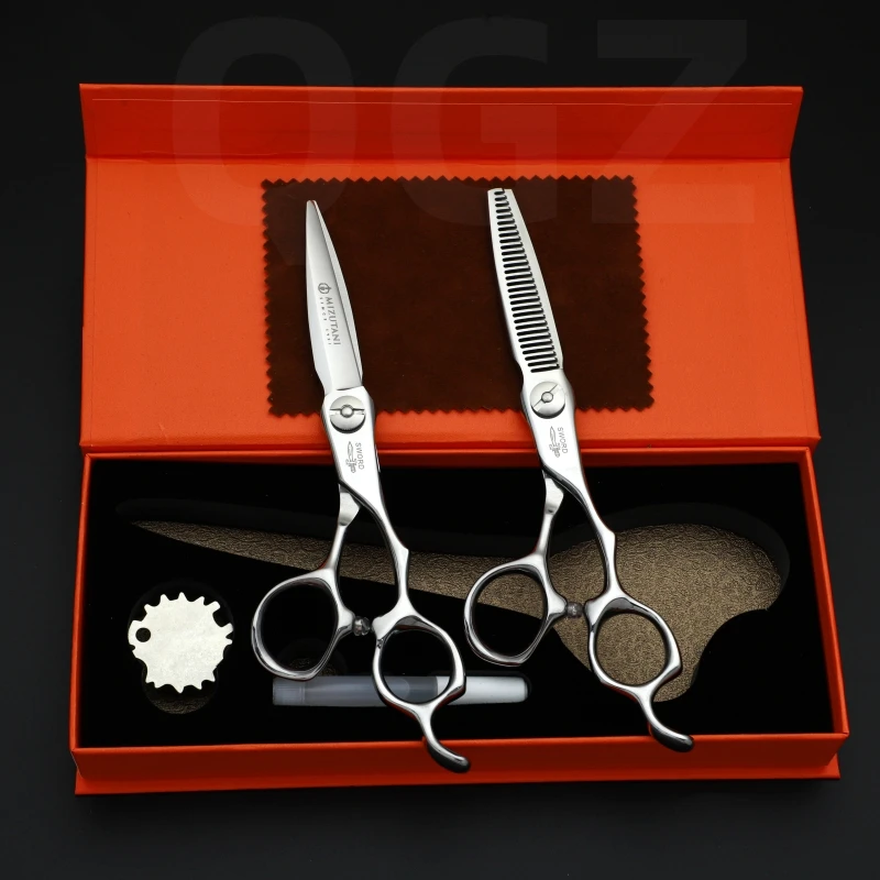 

MIZUTANI barber Scissors 6.0 Inch scissors 440C material professional hairdressing scissors High end salon Hair cutting scissor