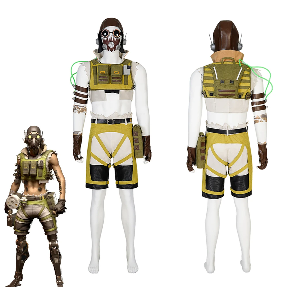 Game Apex Legends Cosplay Octavio Silva Costume Initial Version Octane Costume with Accessories Halloween Carnival Party Outfits